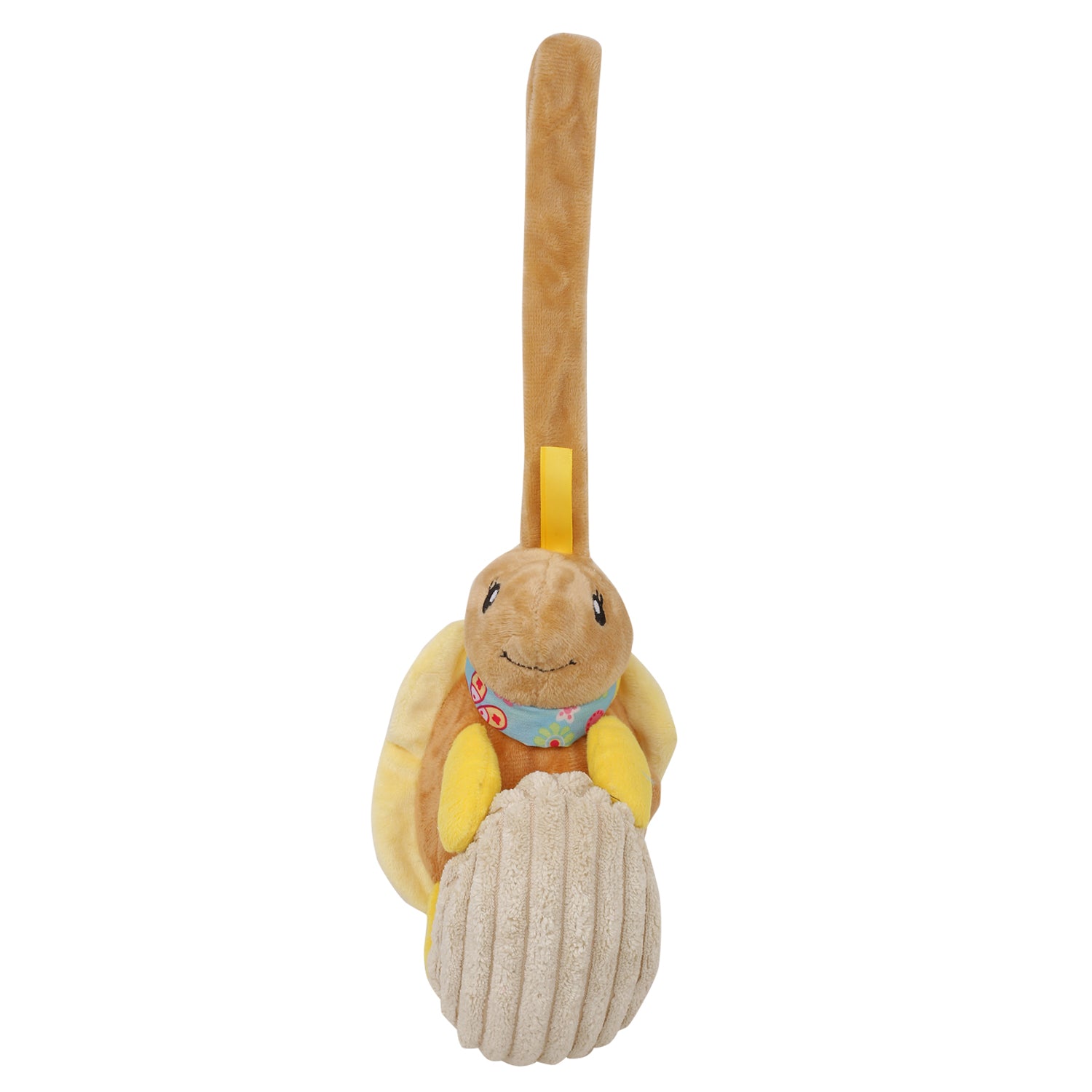 Baby Moo Tortoise Yellow Hanging Pulling Toy