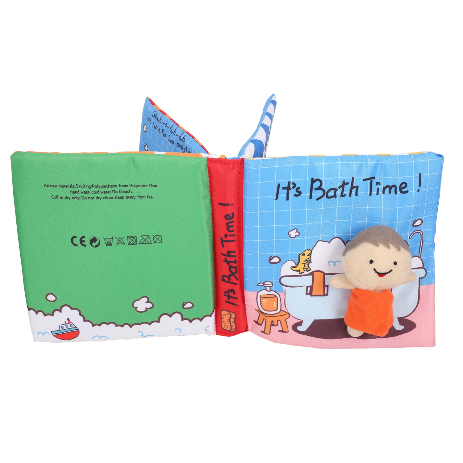 Baby Moo Bath Time Multicolour Activity Cloth Book