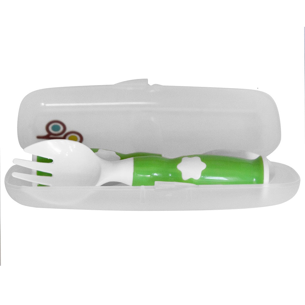 Zoli Fork & Spoon Set - Green