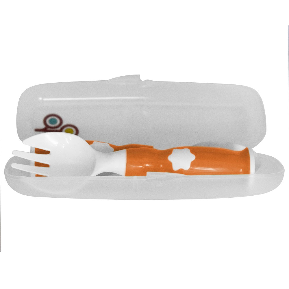 Zoli Fork & Spoon Set - Orange