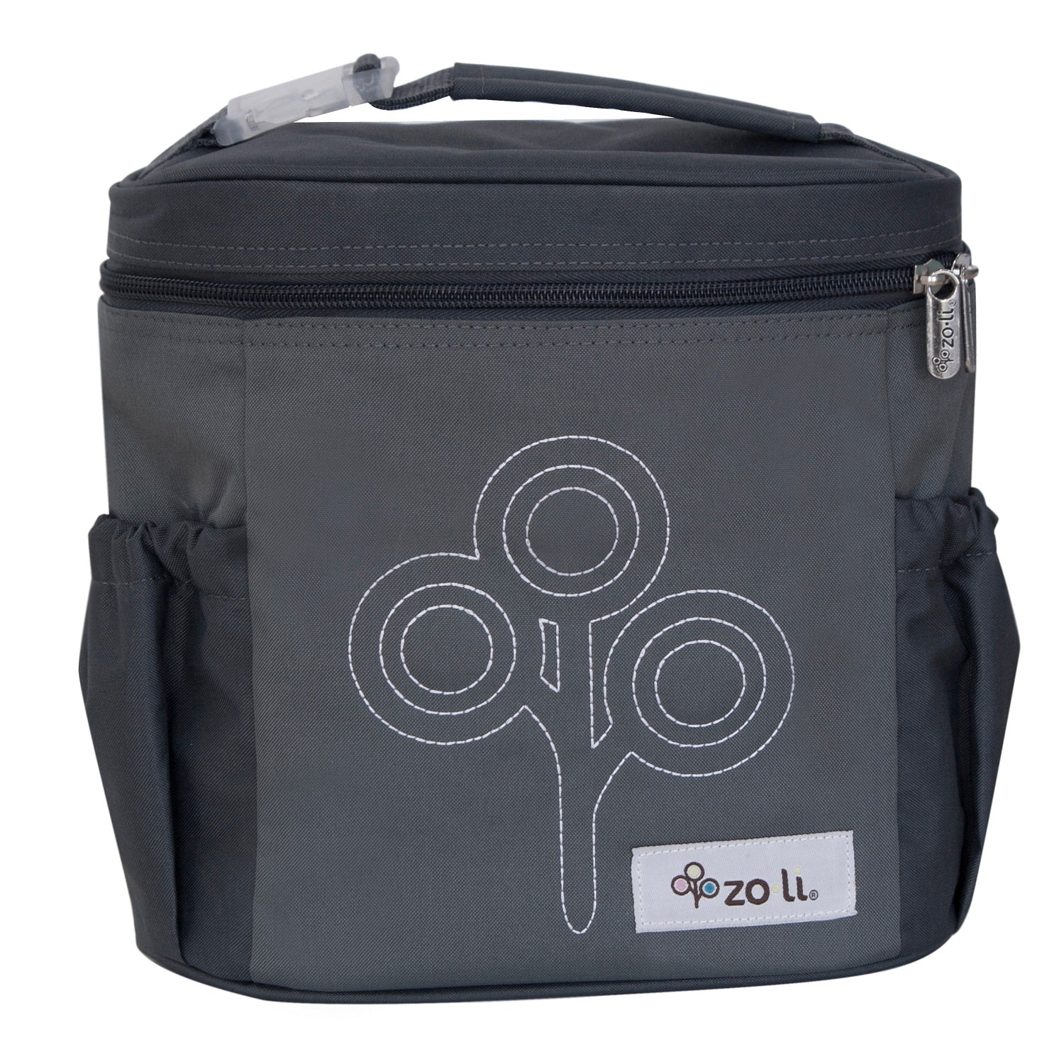 Zoli NOM NOM Insulated Lunch Bag - Grey