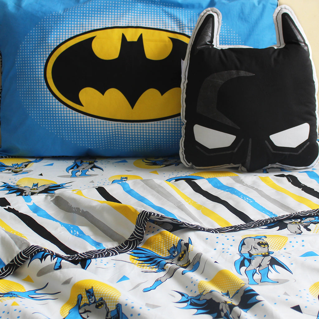 Official Warner Bros. Batman Single Bedsheet Bundle of Joy