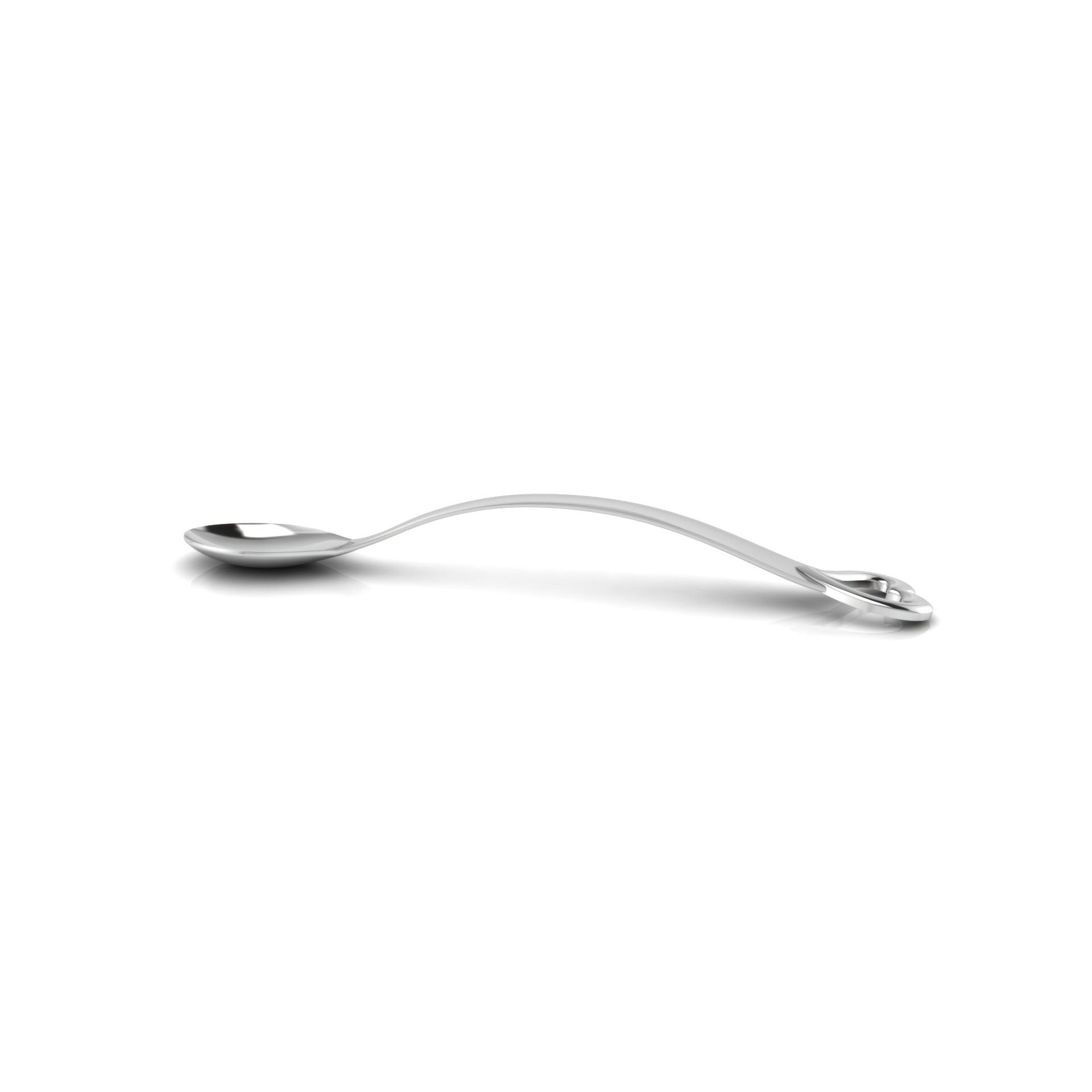 Sterling Silver Feeding Spoon - Heart