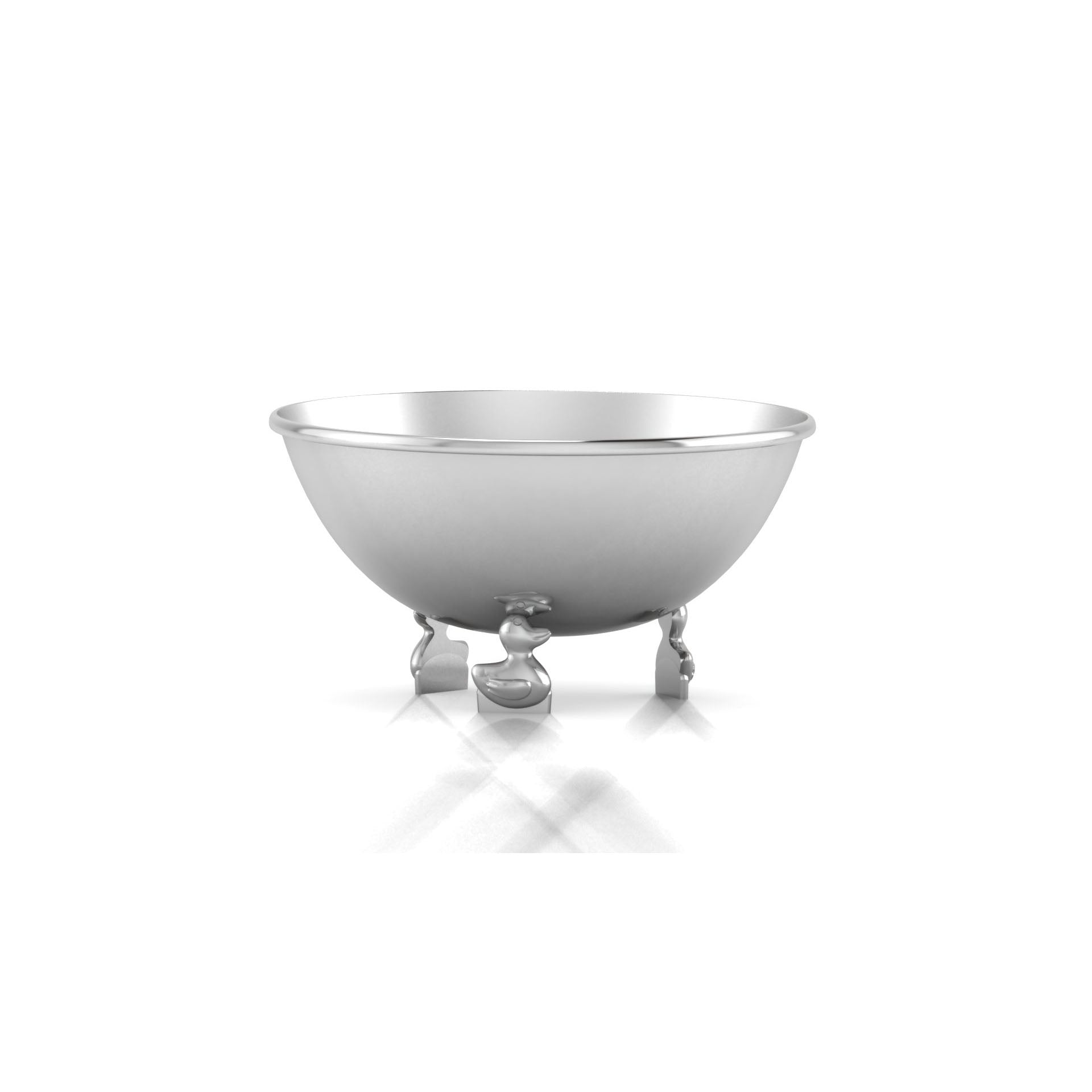 Sterling Silver Bowl - Duck