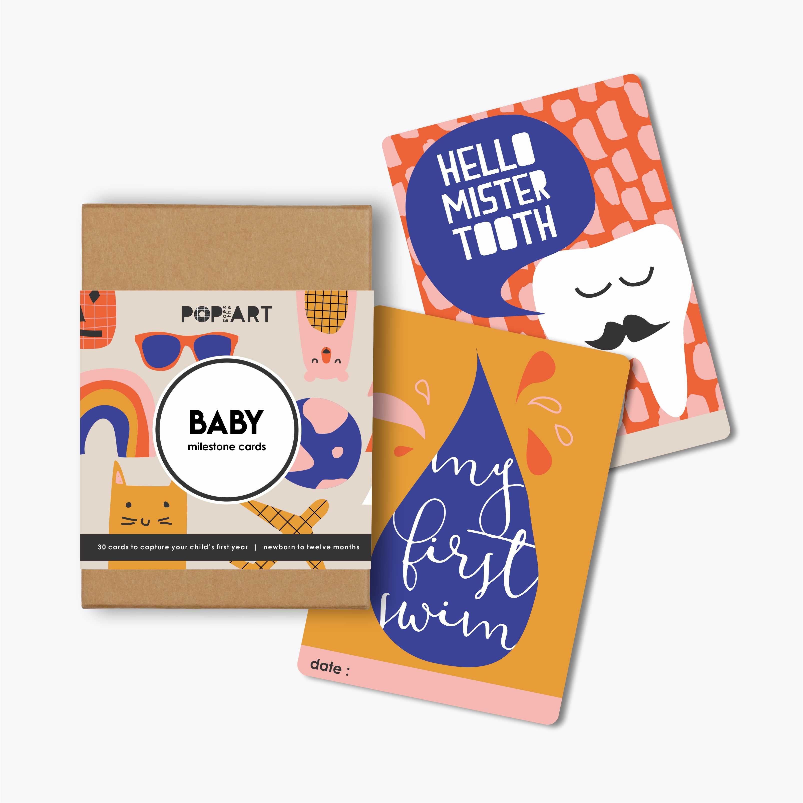 Mini Milestone Cards | Baby