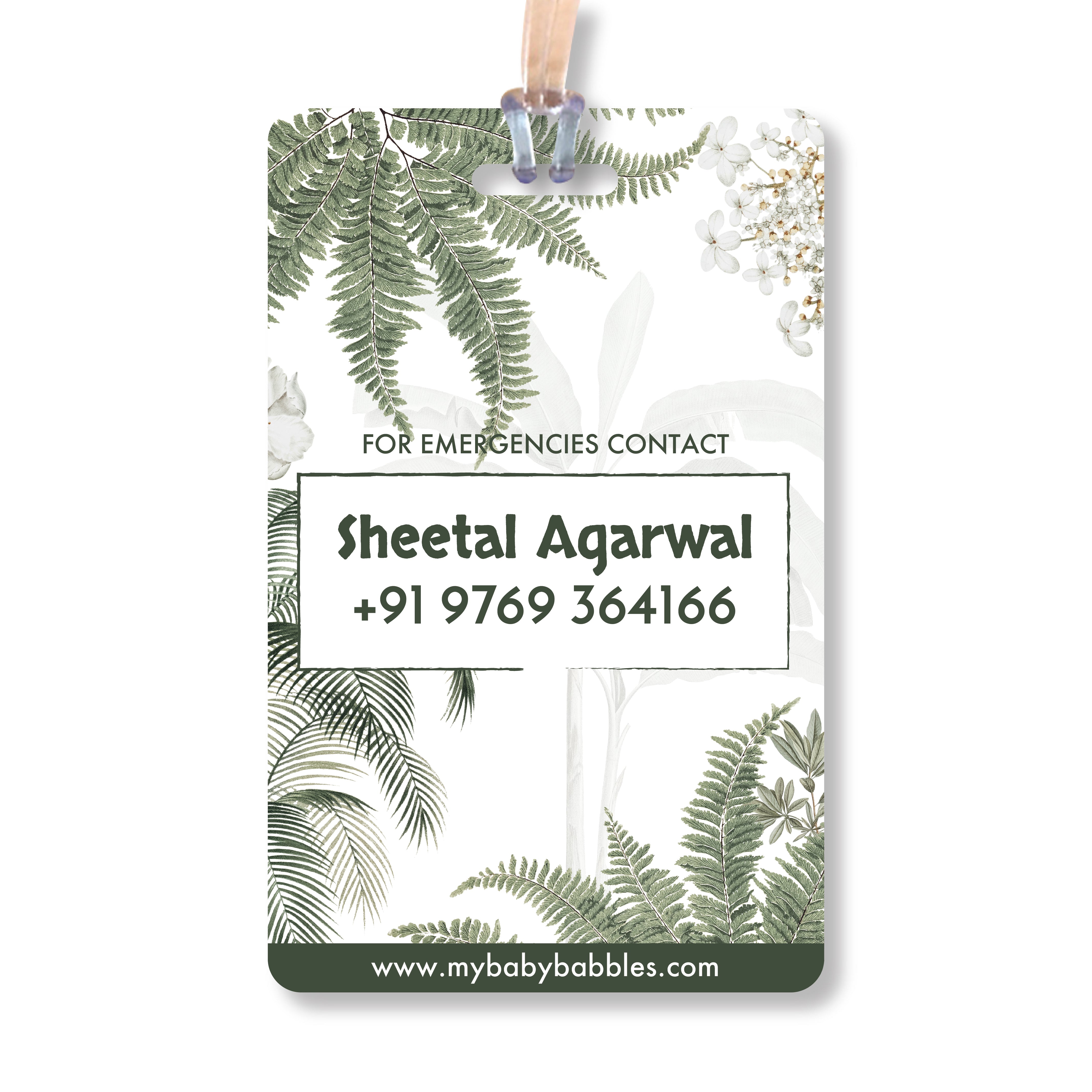 Animal themed Luggage Tags - Set of2