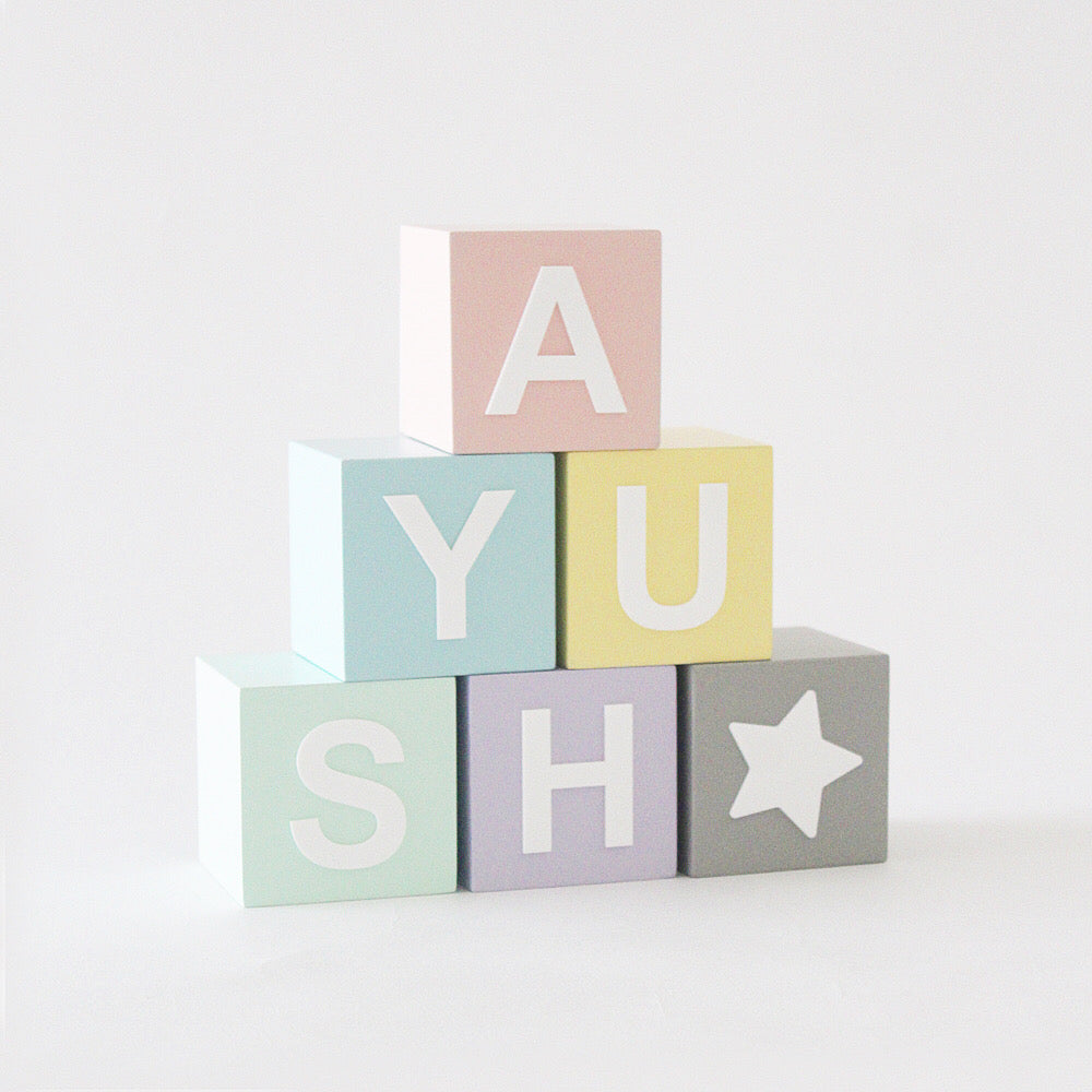 Name Blocks - Modern