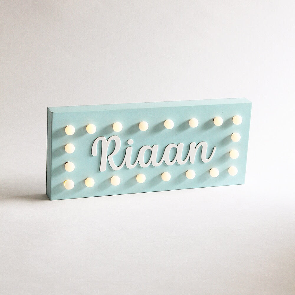 Hollywood Name Light - Blue