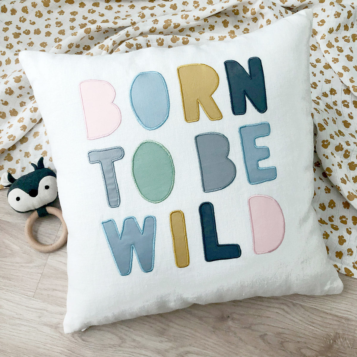 Born To Be Wild Throw Cushion