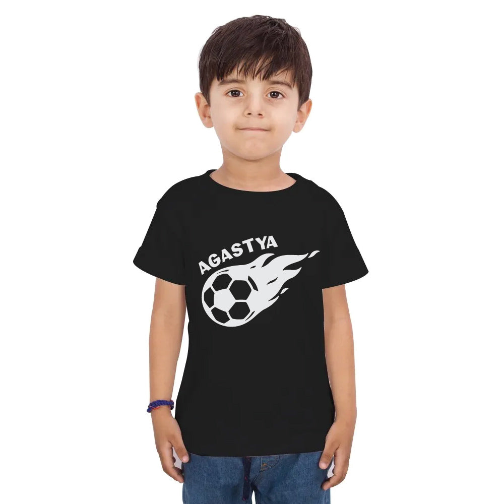 Personalised Holographic Themed Tshirt - Football