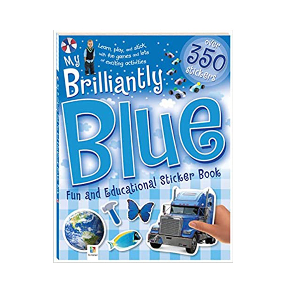 My Brilliantly Blue Fun and Educational Sticker Book