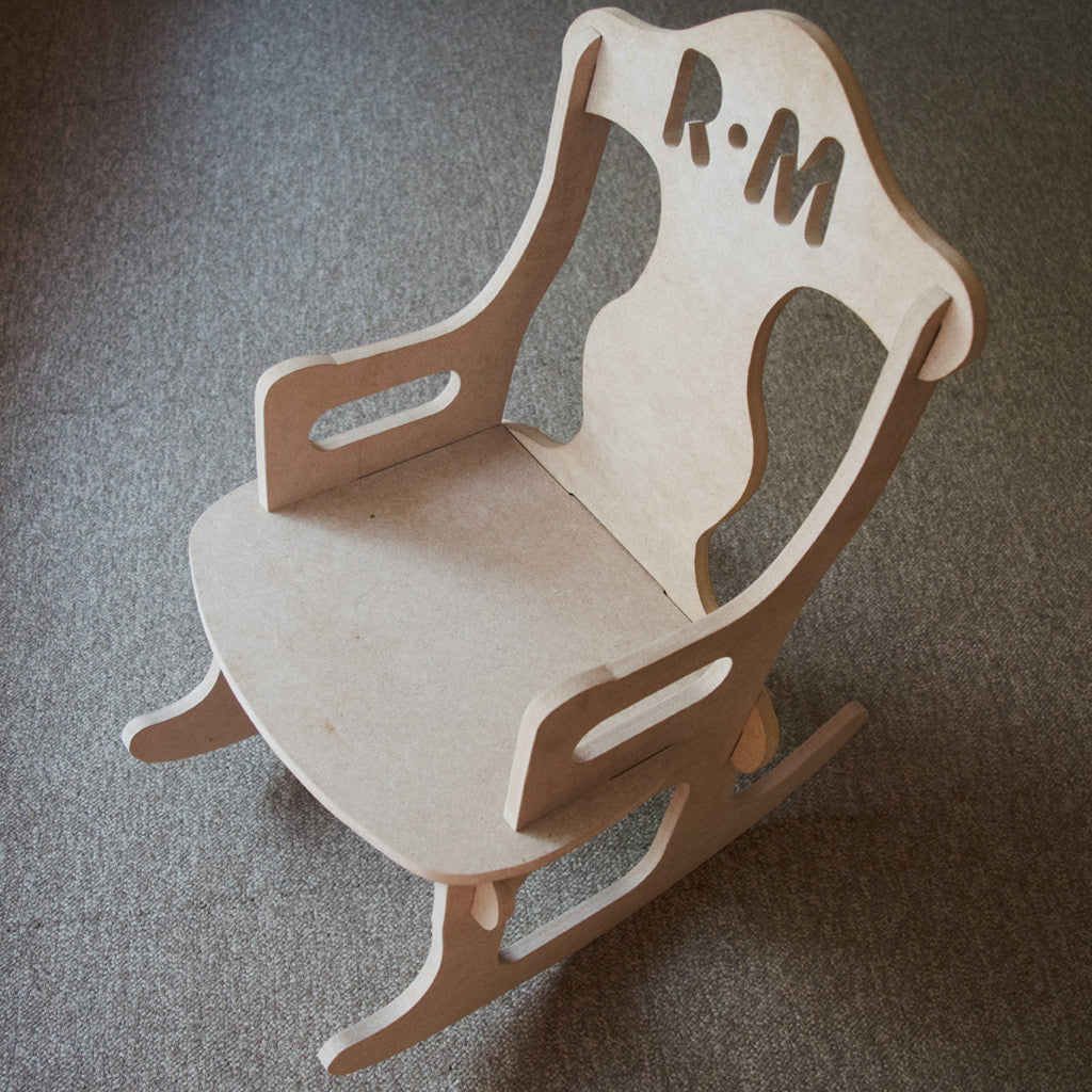 Build a Rocking Chair (With an Initial)