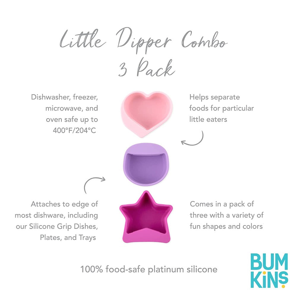 Bumkins Little Dippers 3 Pack-Mealtime Essentials-Bumkins-Toycra