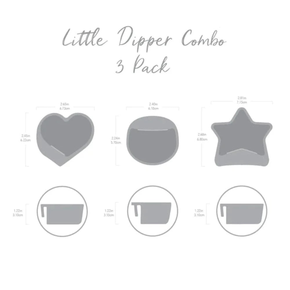 Bumkins Little Dippers 3 Pack-Mealtime Essentials-Bumkins-Toycra