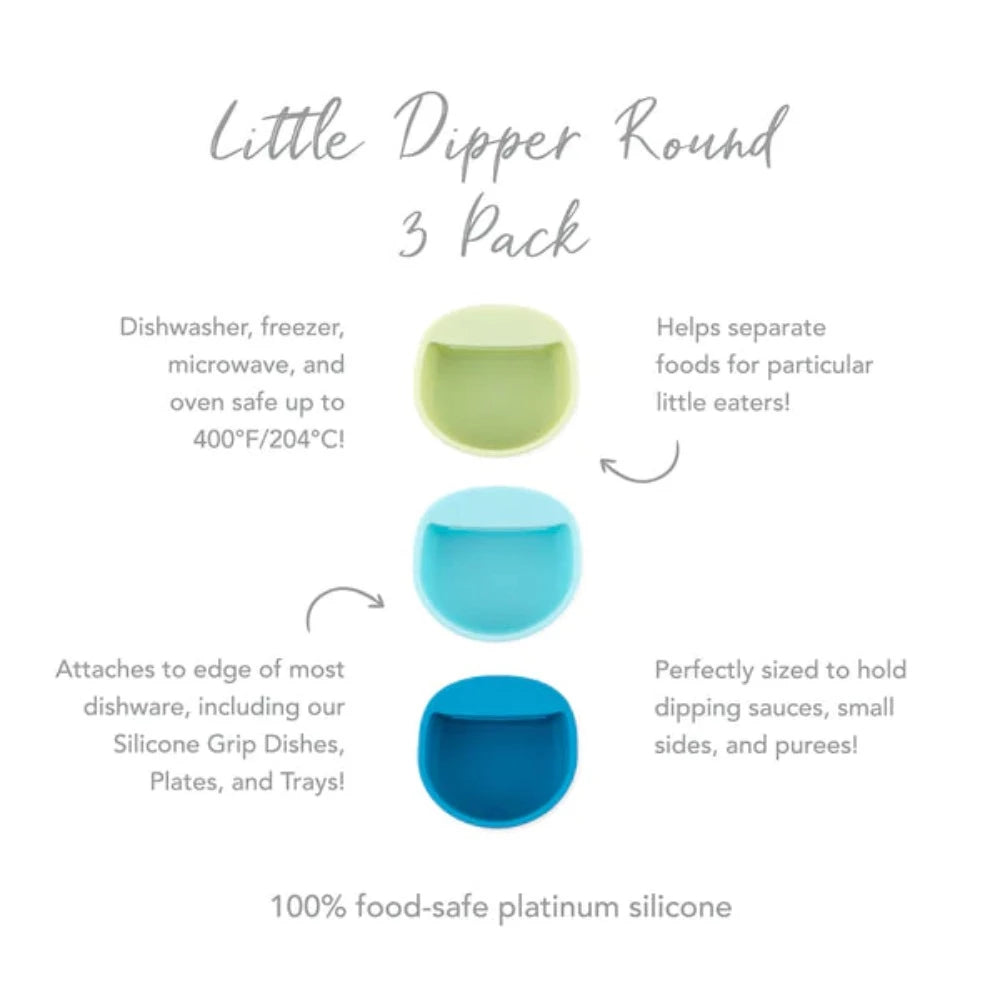 Bumkins Little Dippers 3 Pack-Mealtime Essentials-Bumkins-Toycra
