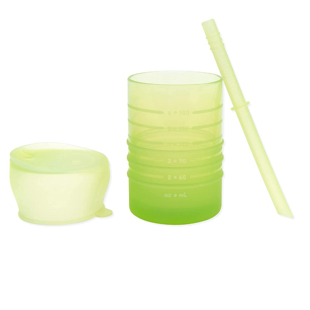 Bumkins Silicone Straw Cup with Lid-Mealtime Essentials-Bumkins-Toycra