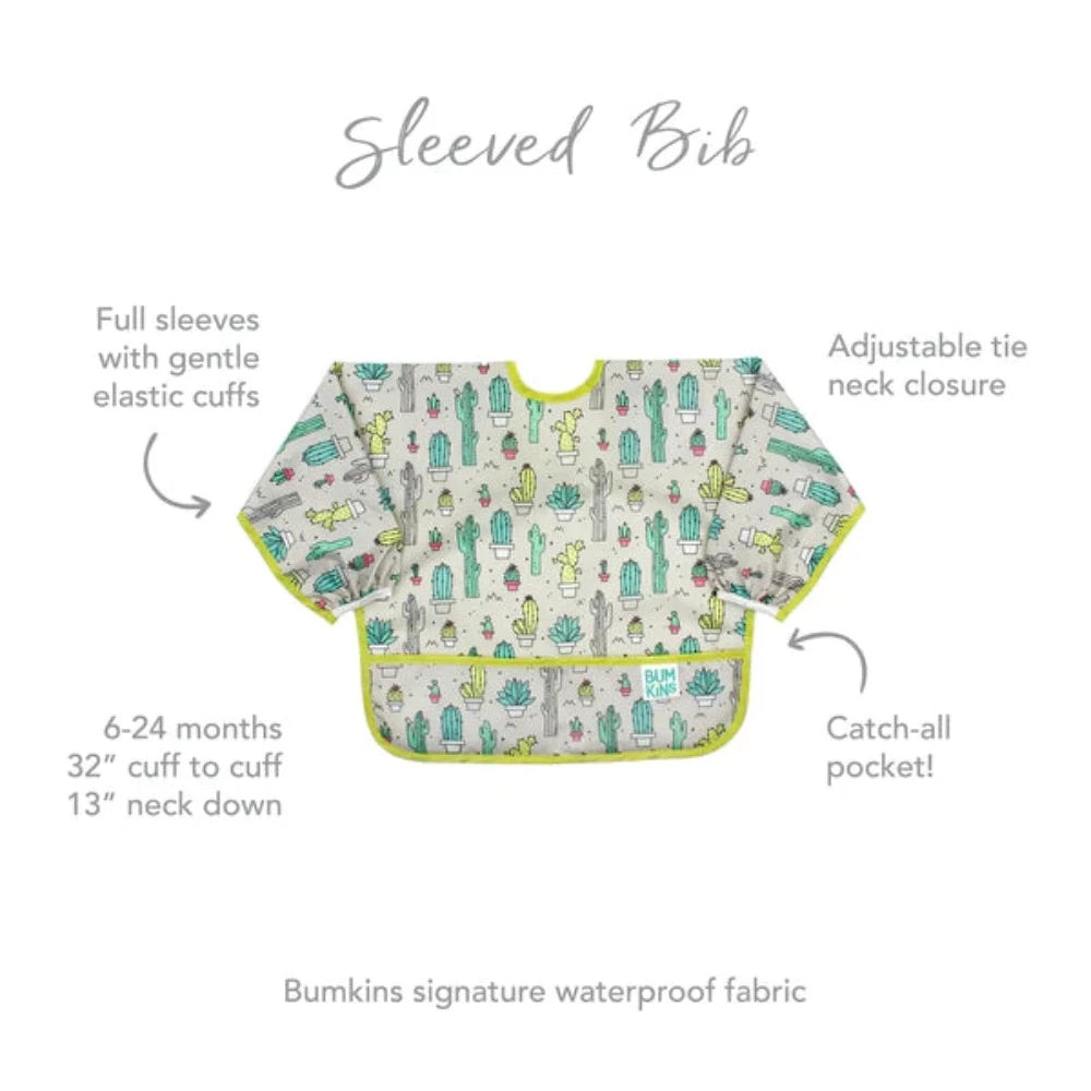 Bumkins Sleeved Bib-Mealtime Essentials-Bumkins-Toycra