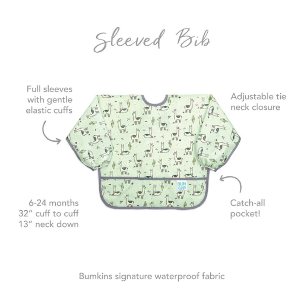 Bumkins Sleeved Bib-Mealtime Essentials-Bumkins-Toycra