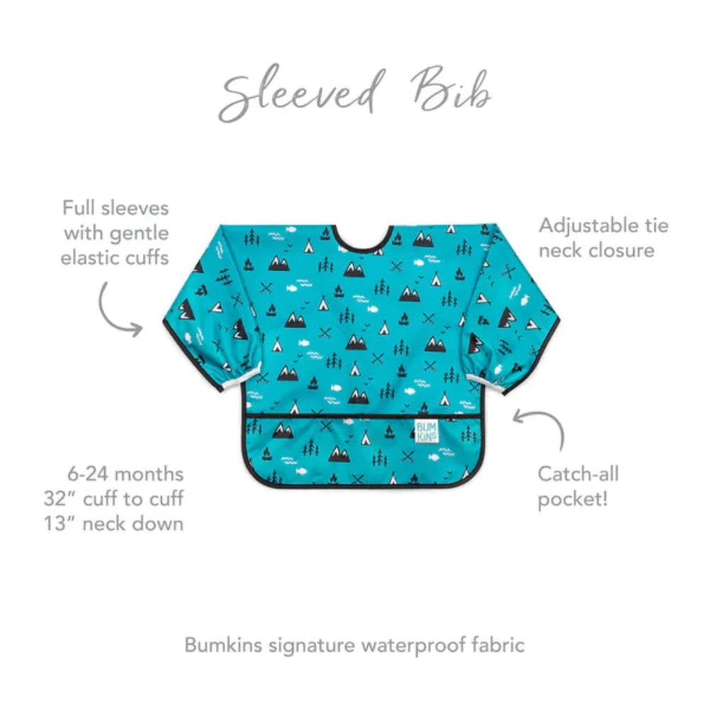 Bumkins Sleeved Bib-Mealtime Essentials-Bumkins-Toycra