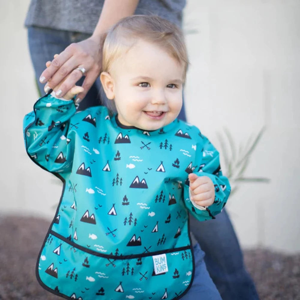 Bumkins Sleeved Bib-Mealtime Essentials-Bumkins-Toycra