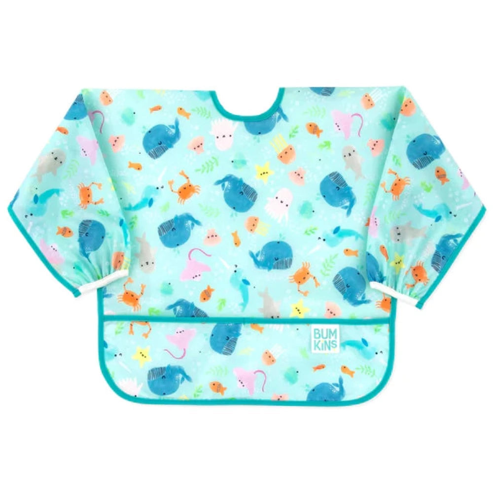 Bumkins Sleeved Bib-Mealtime Essentials-Bumkins-Toycra