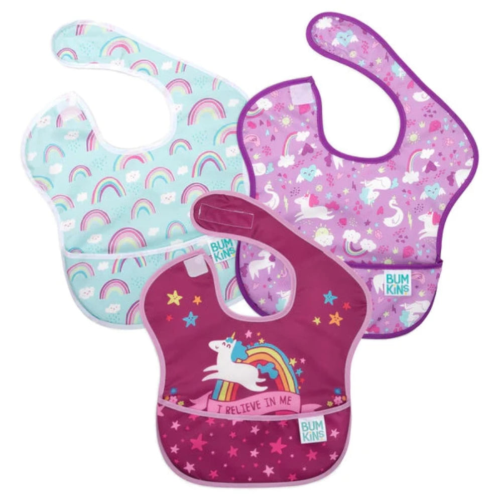 Bumkins SuperBib 3 Pack-Mealtime Essentials-Bumkins-Toycra