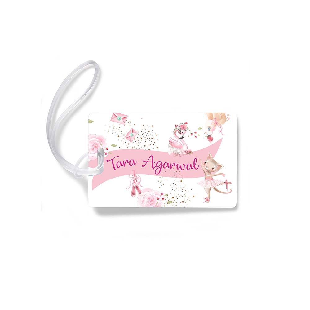 Bunny Ballerina - Luggage-Tags-Set-Of-4-1