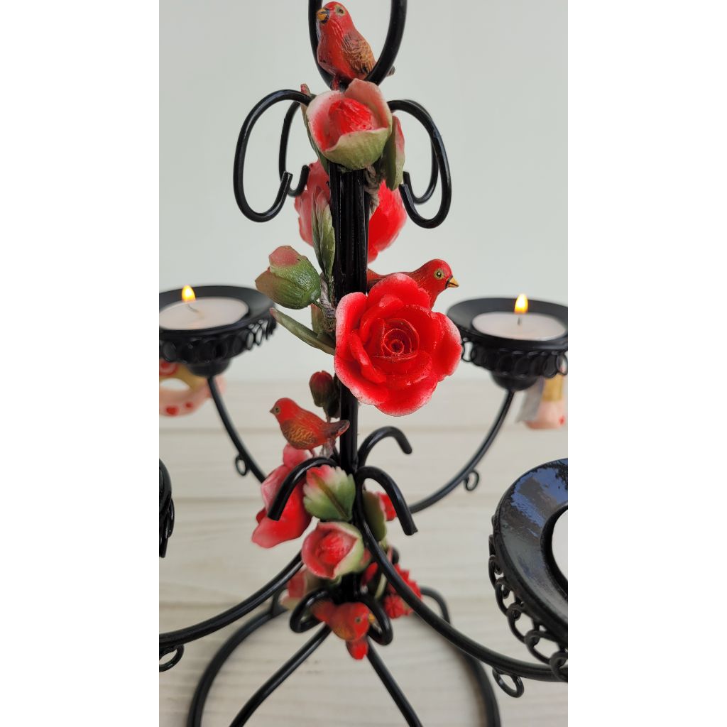 Wrought Iron Candle