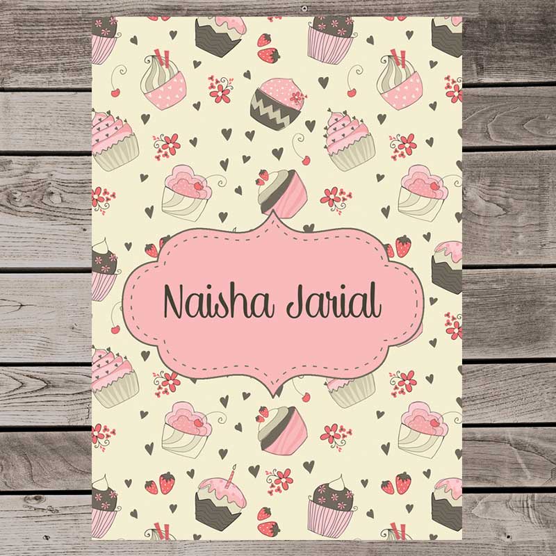 Personalised Notepad - Cupcake