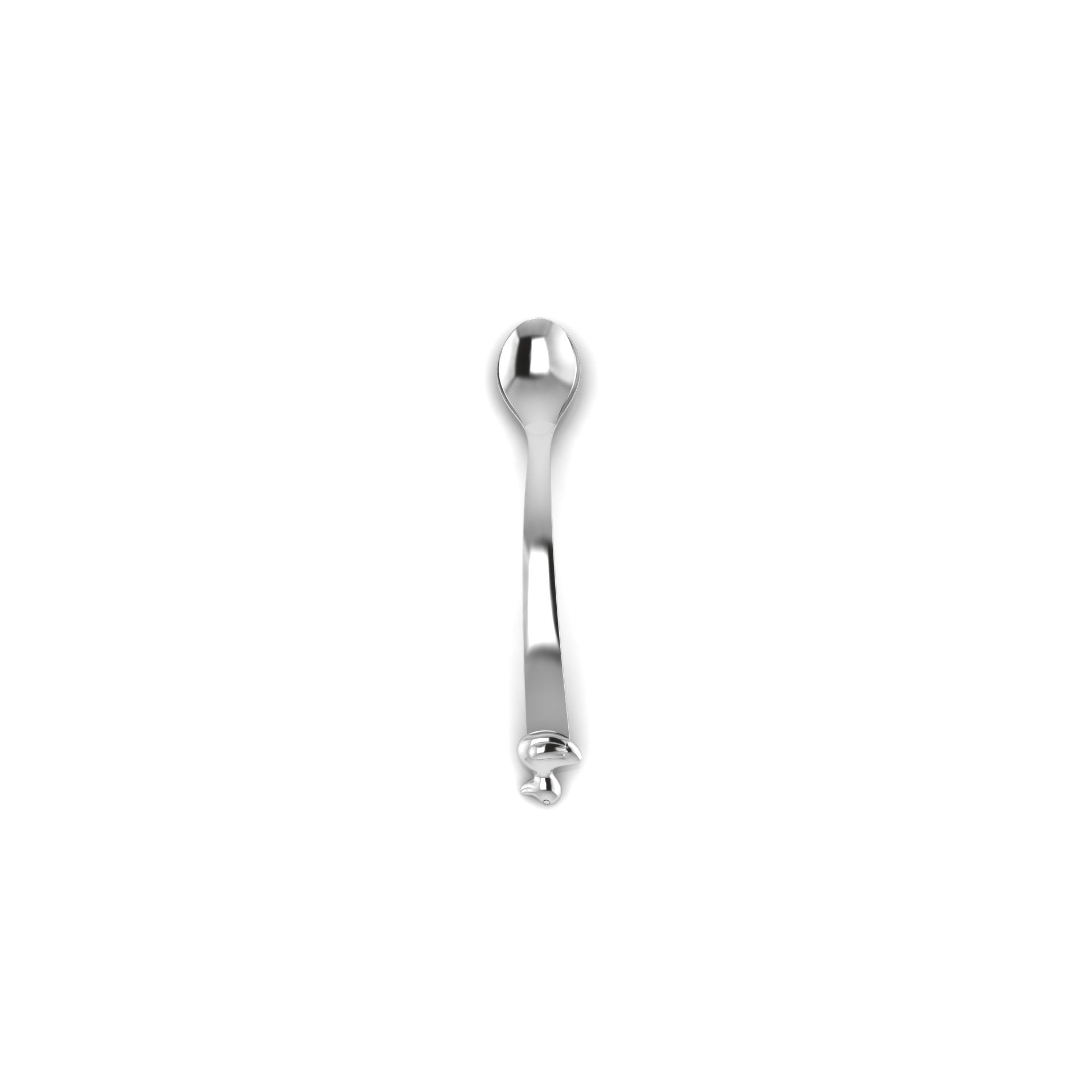 Sterling Silver Feeding Spoon - Duck