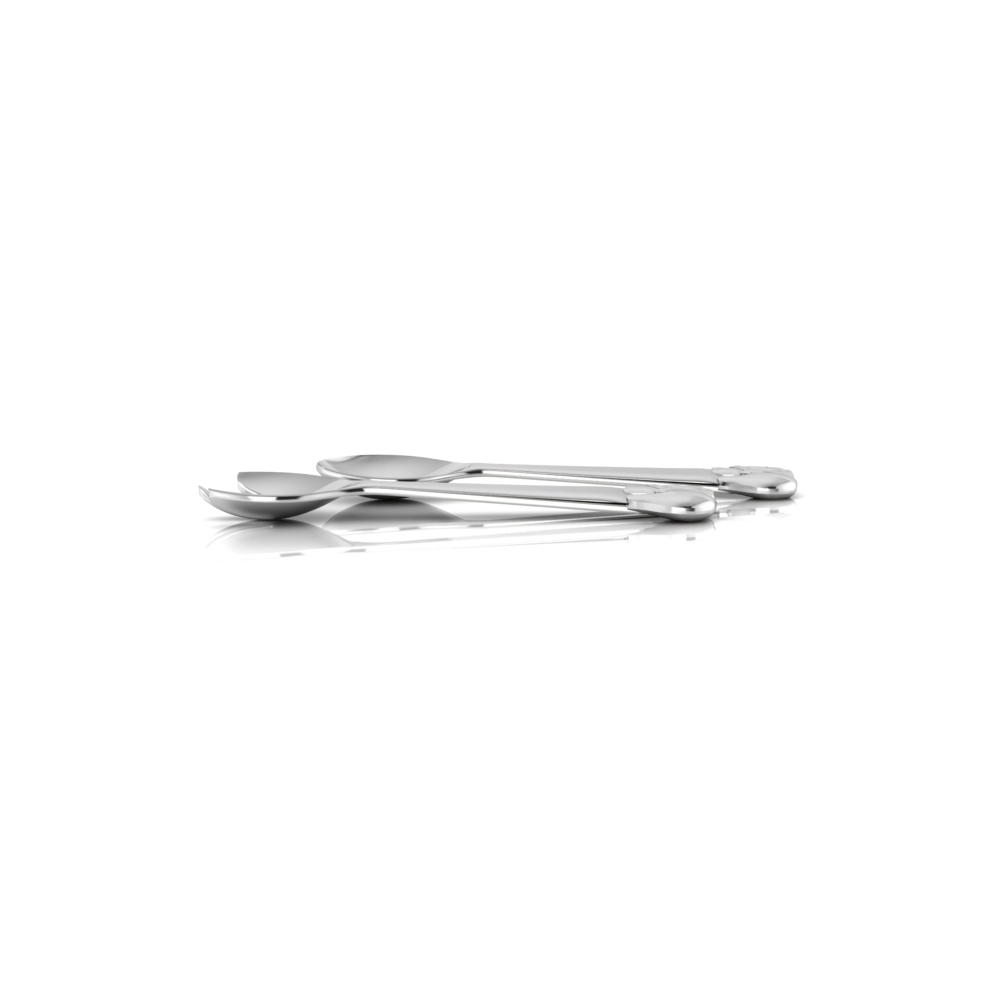 Sterling Silver Spoon/Fork Set - Elephant