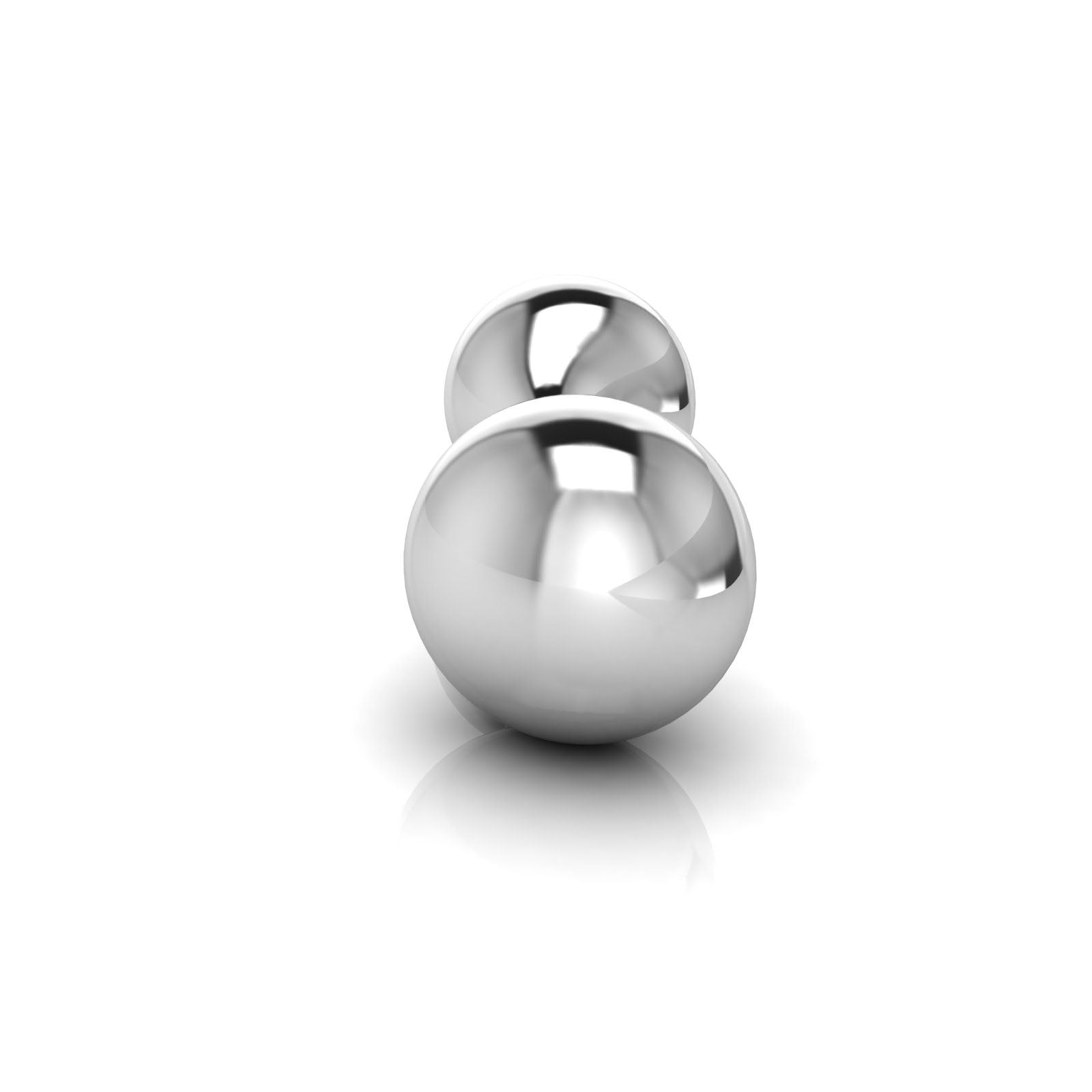 Sterling Silver Rattle - New Generation Dumbell Rattle