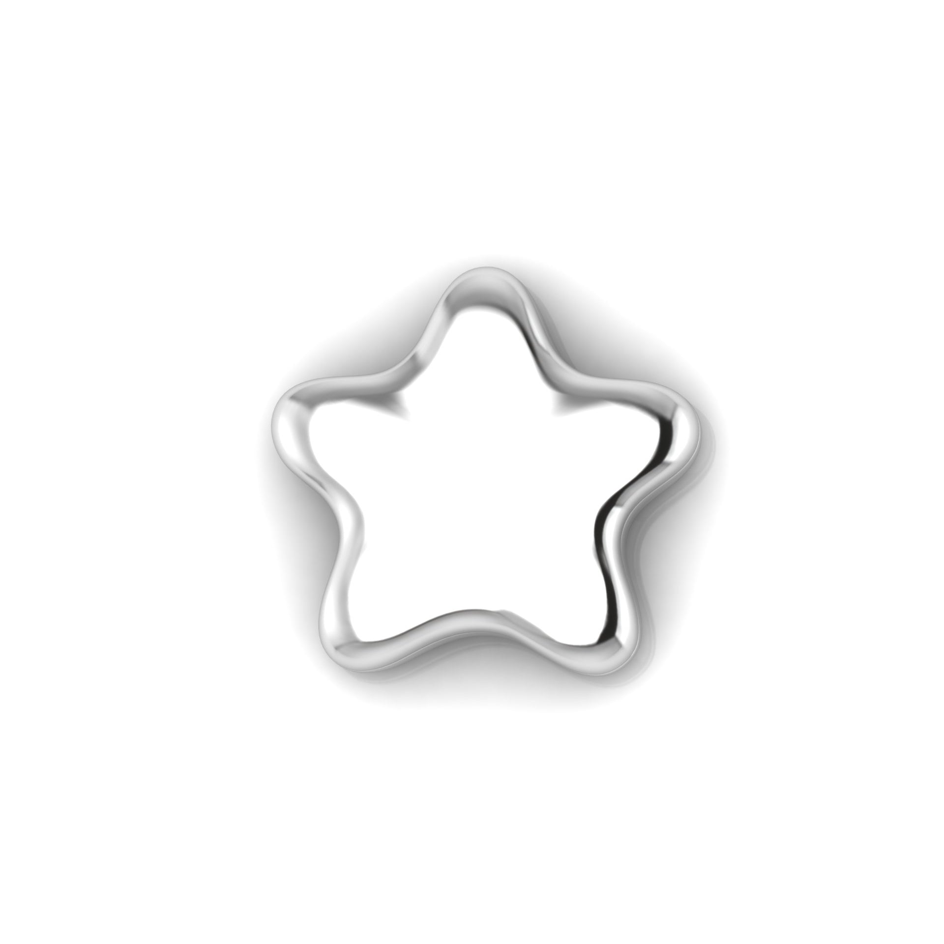 Sterling Silver Box - Star