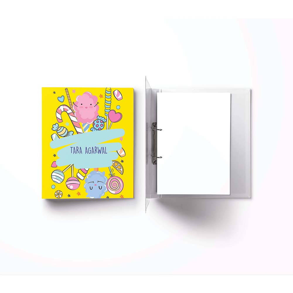 Candy Land - A4 Vertical Clip Binder File