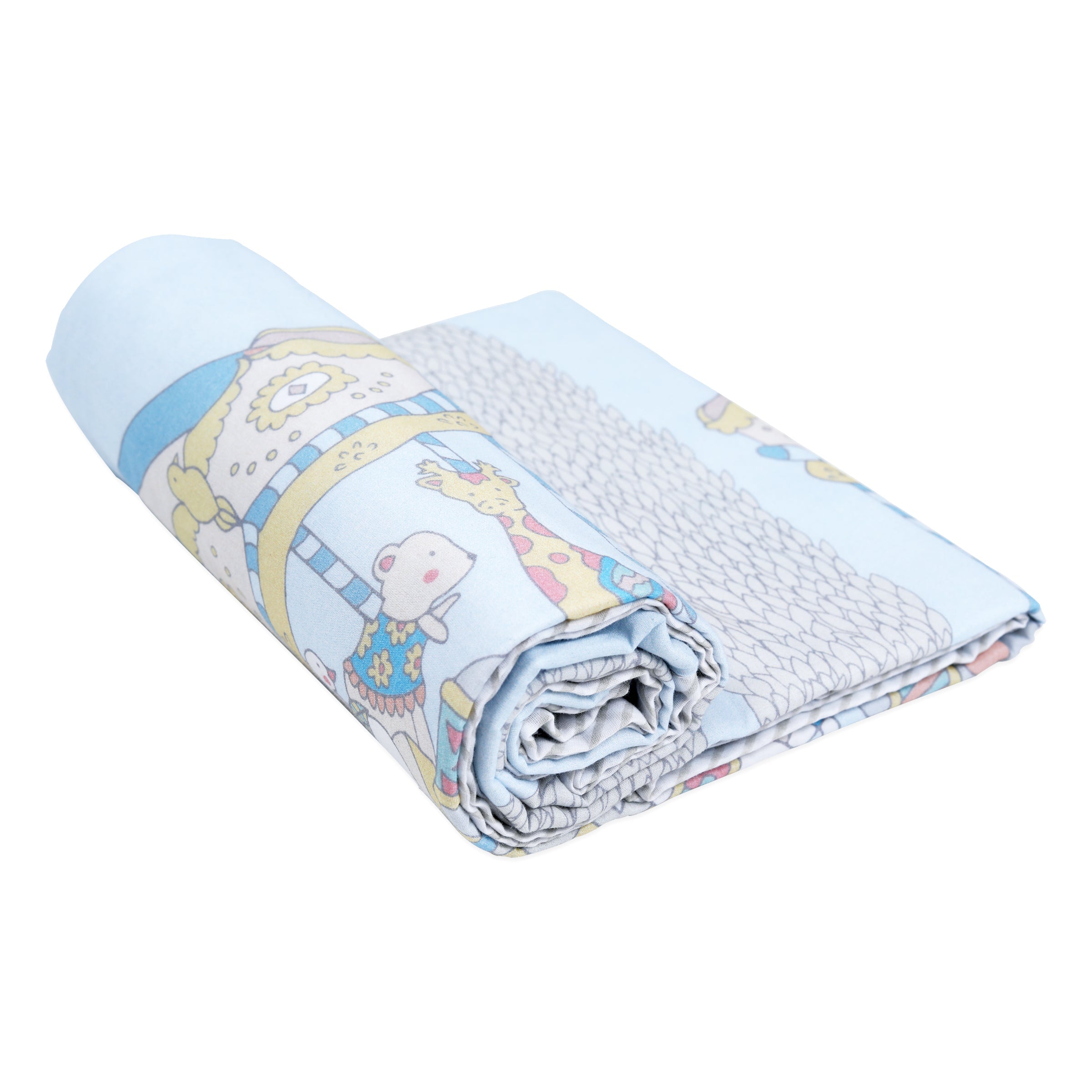 Organic Cotton Dohar – Carnival Blue