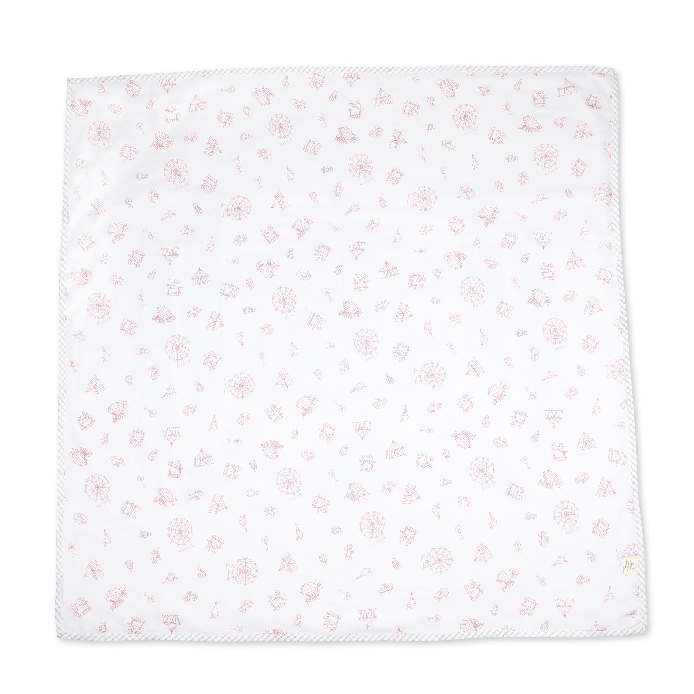 Organic Cotton Dohar  – Carnival Pink