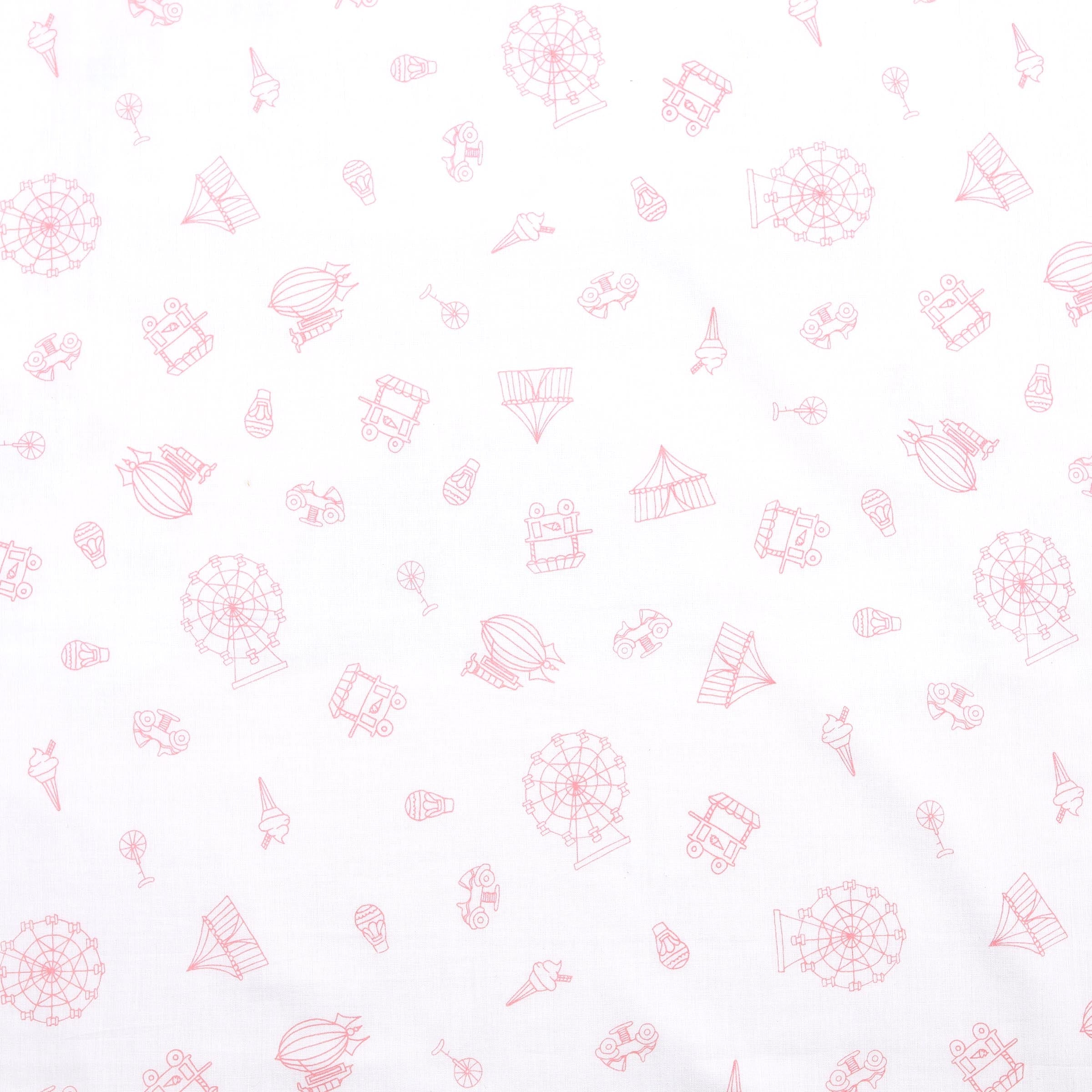 Organic Cotton Dohar – Carnival Pink