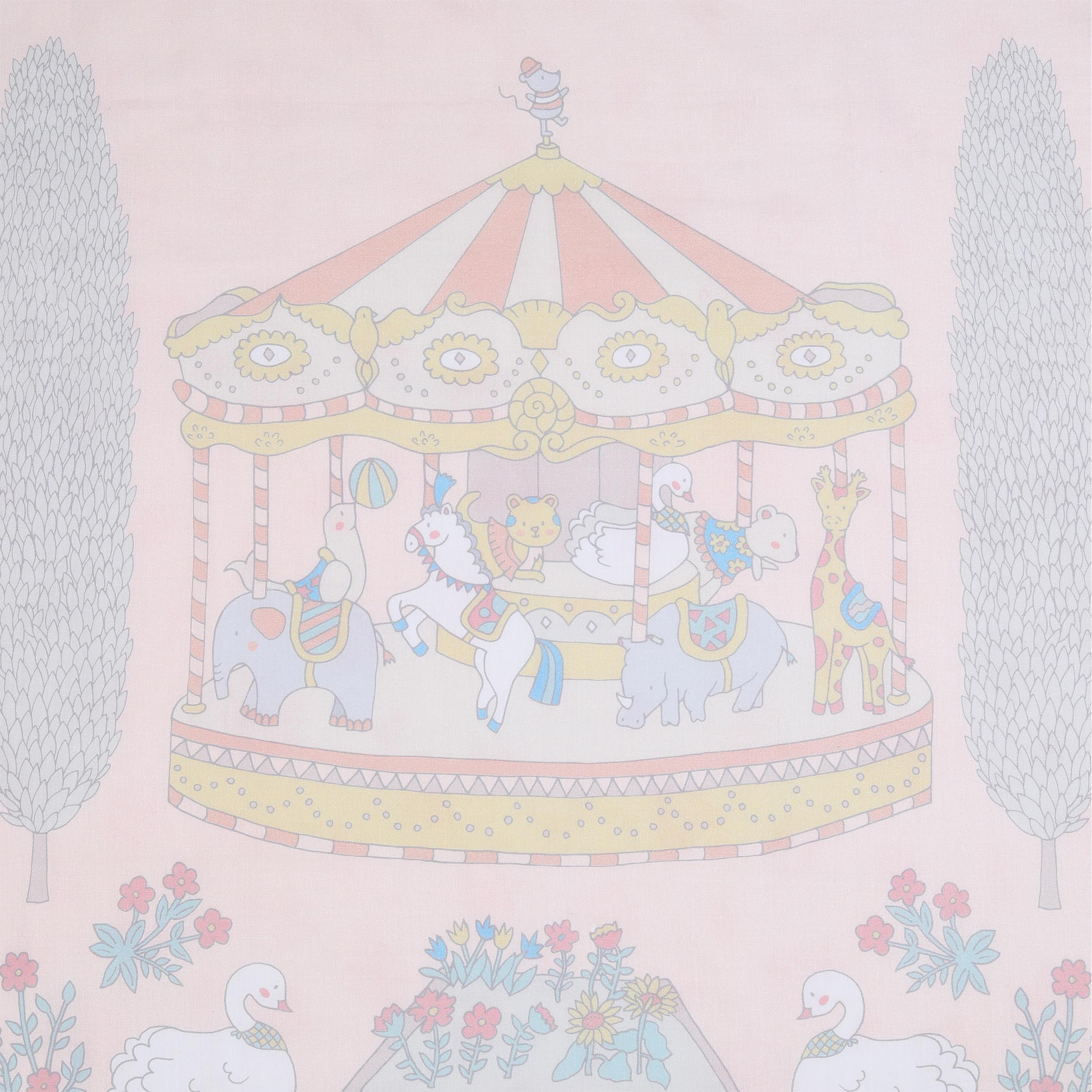 Organic Cotton Dohar – Carnival Pink