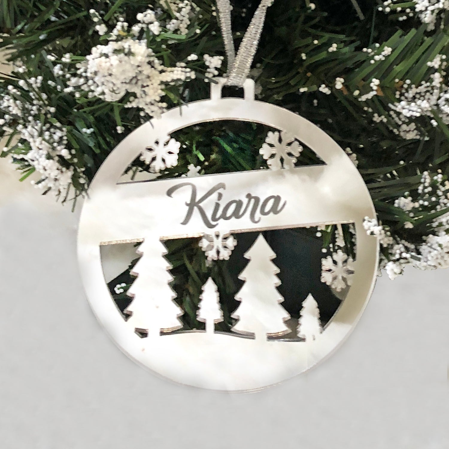 Personalised Christmas Ornament - Winter Wonderland