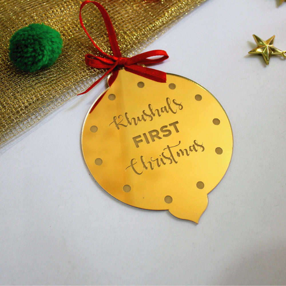 Circle With Dip Ornament