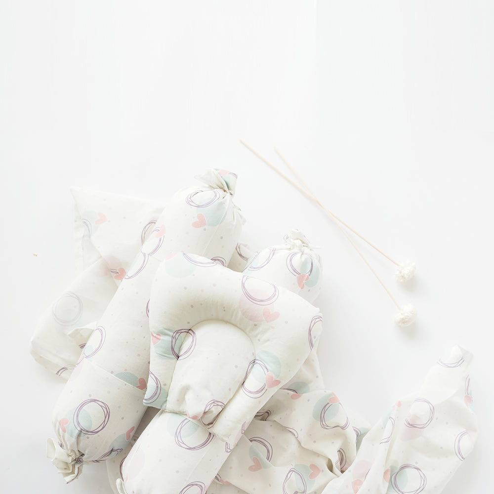 Super Value Bedding Set - In The Sky & Circle Of Love (Set Of 11)