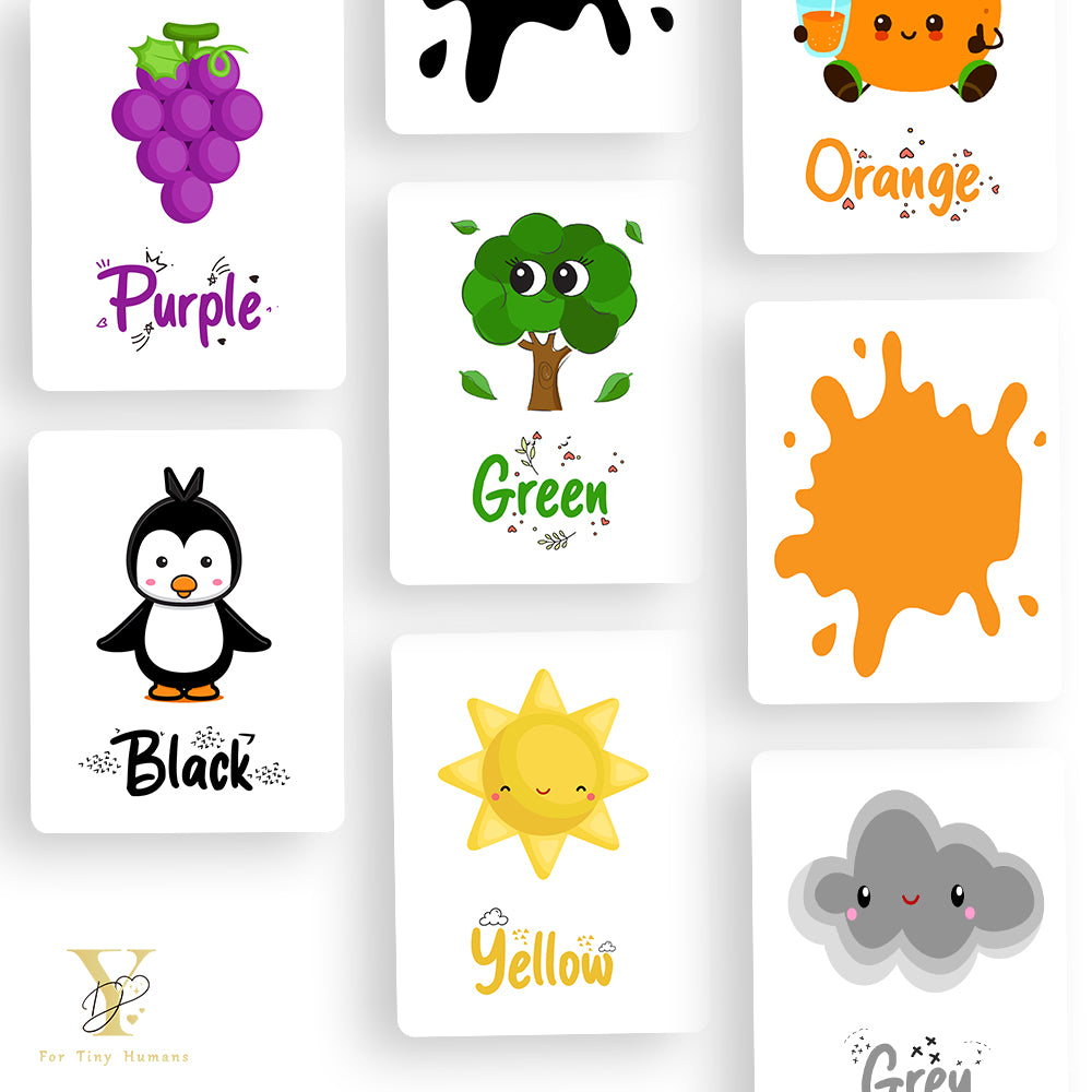 Newborn Gift Bundle - Colours, Shapes & Sensory Flash Cards
