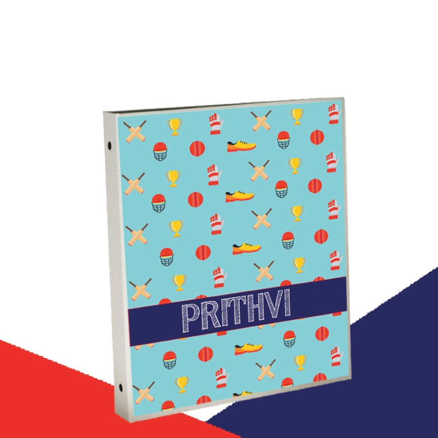 Personalised Binder - Cricket