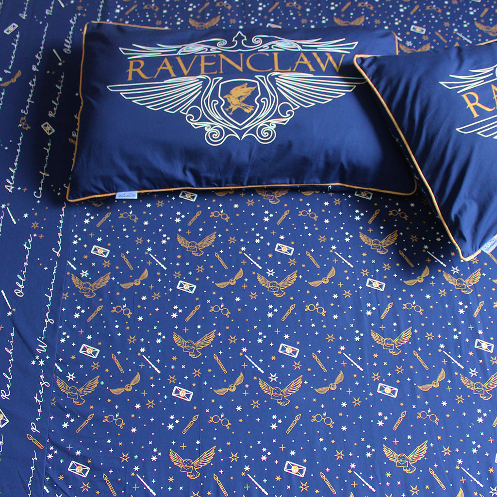 Official Harry Potter King Bedsheet with Two Pillow Covers - Hufflepuff