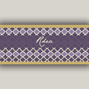 Lilac Jaali Desk Organizer