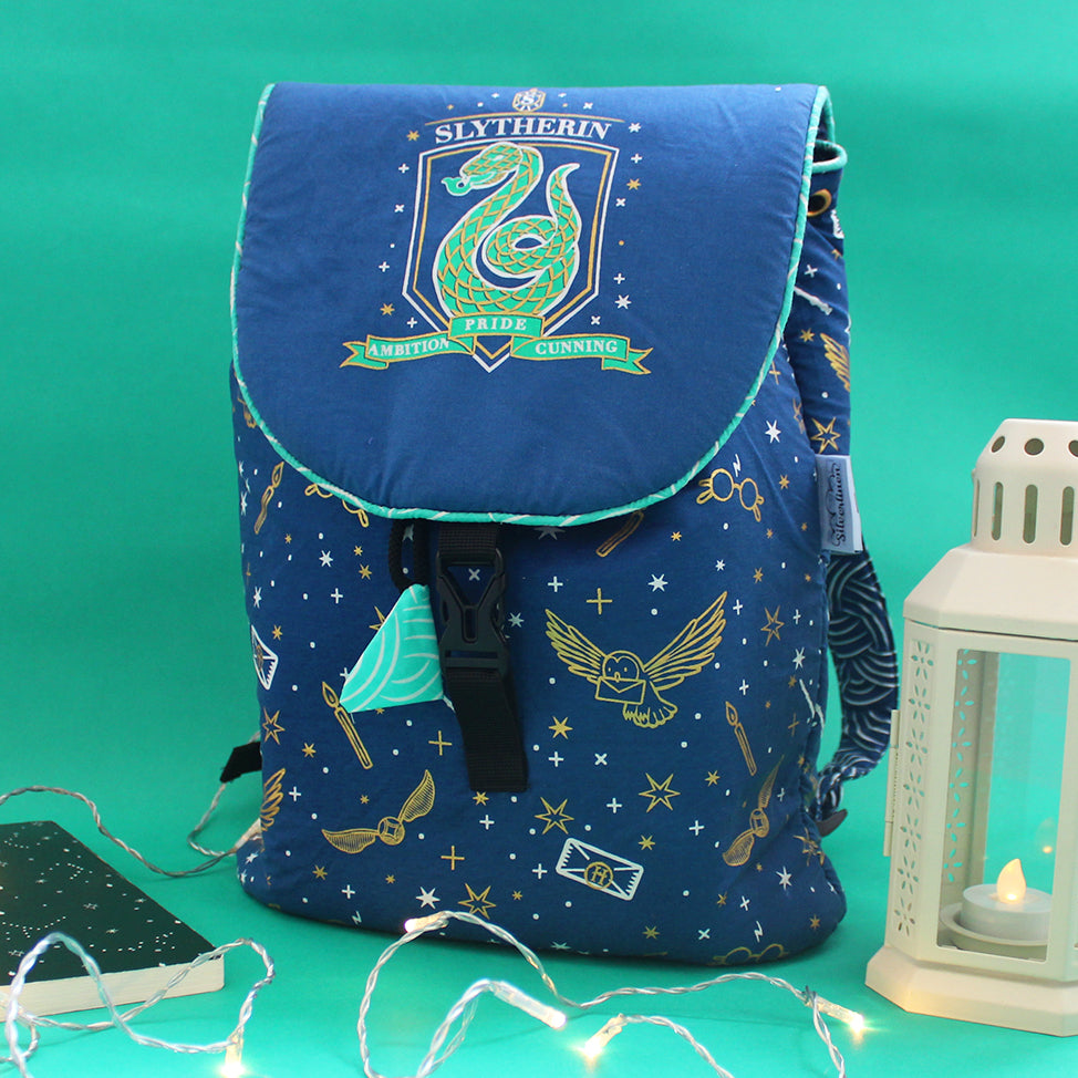 Official Warner Bros Harry Potter Causal Backpack - Slytherin