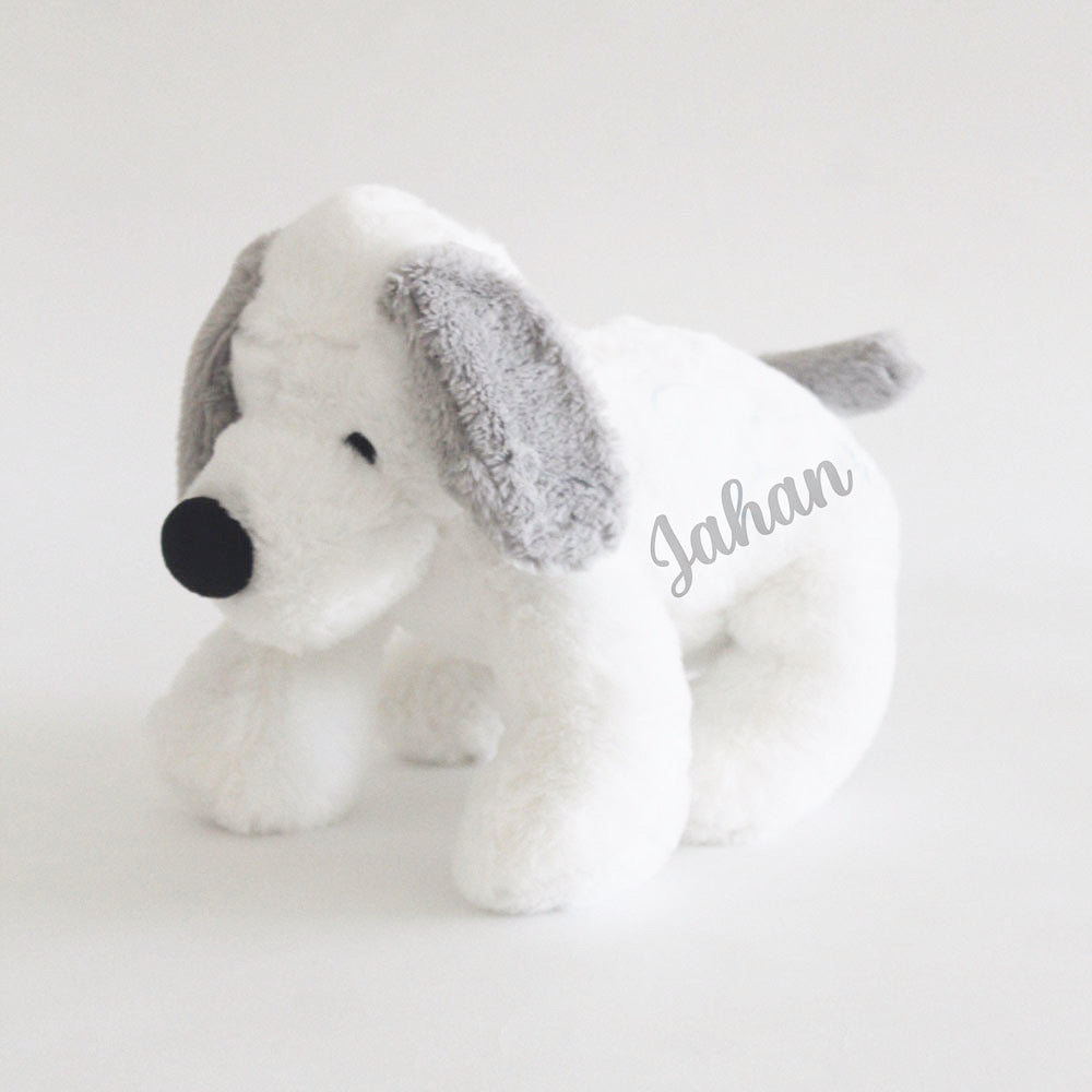 Personalised Flopsy The Doggy - Grey
