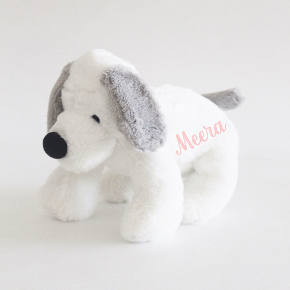 Personalised Flopsy The Doggy - Pink