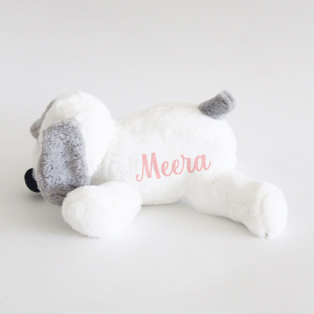 Personalised Flopsy The Doggy - Pink
