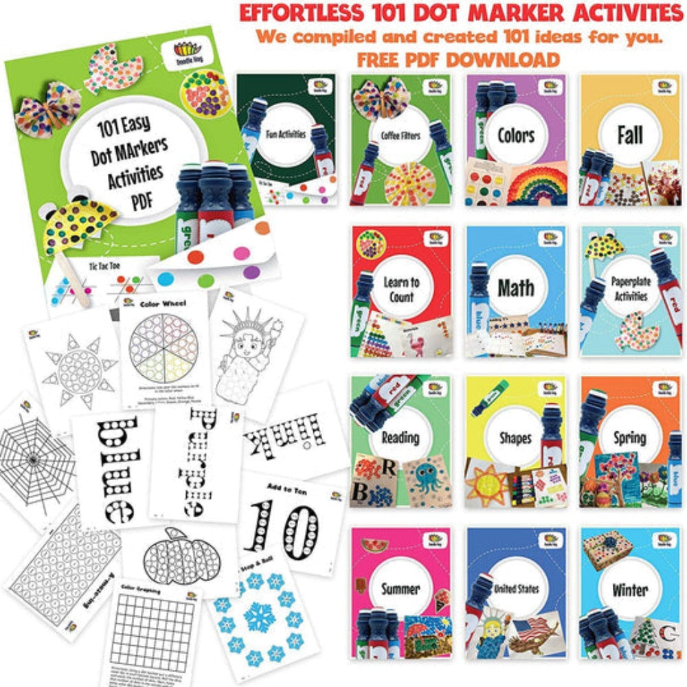Doodle Hog Dot Markers-Arts & Crafts-Doodle Hog-Toycra